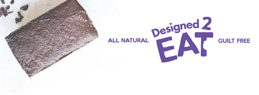 Designed2Eat all natural guilt free healthy brownies cakes snacks